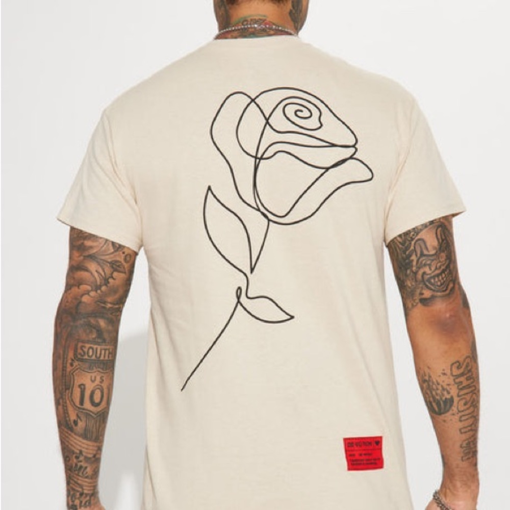 Fashion nova Loyalty Love And Care Short Sleeve Tee - Taupe
